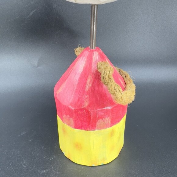 Vintage Russ Berrie And Co Ocean Point Resin Bird On Stand Tall Decor Bird Decor - Picture 12 of 14